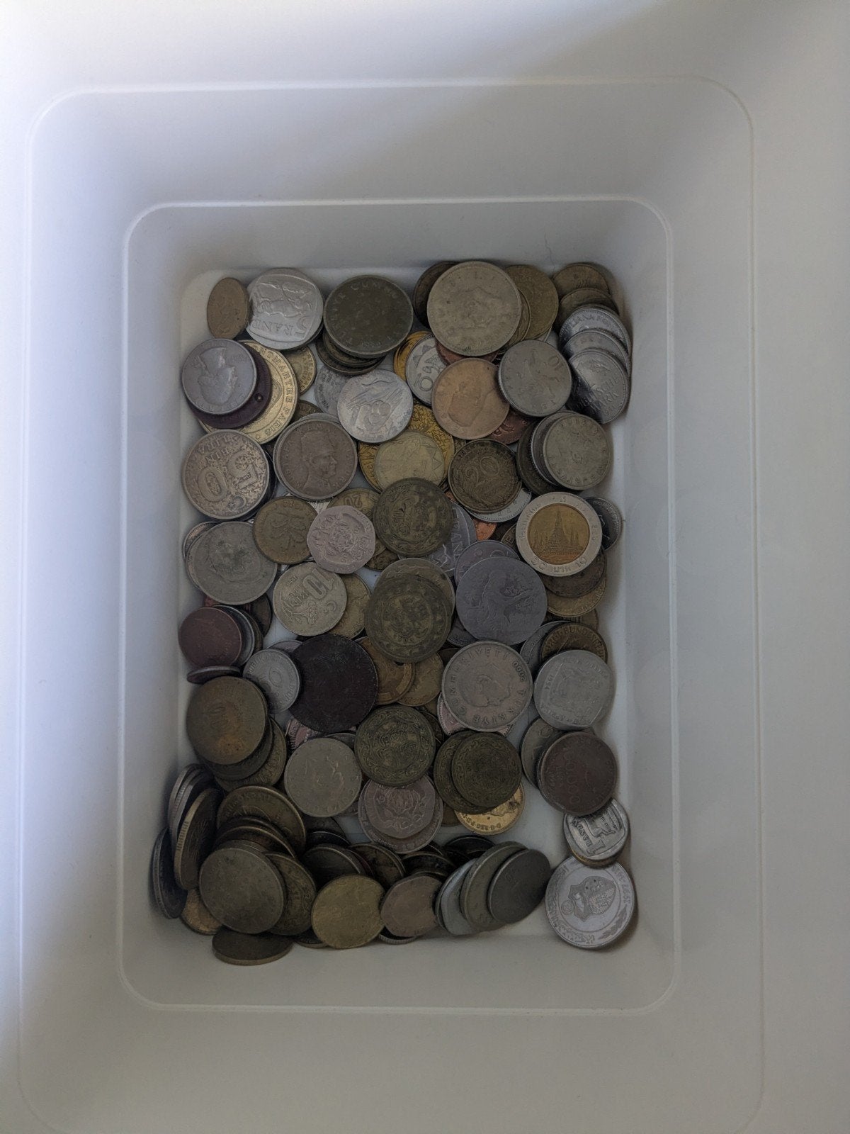 Kleine verzameling munten, Ophalen, Buitenland, Munten