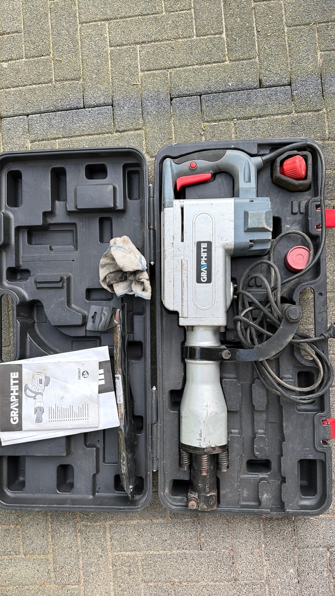 Zware breekhamer, Ophalen, Gebruikt, 600 watt of meer, Boor- en/of Breekhamer