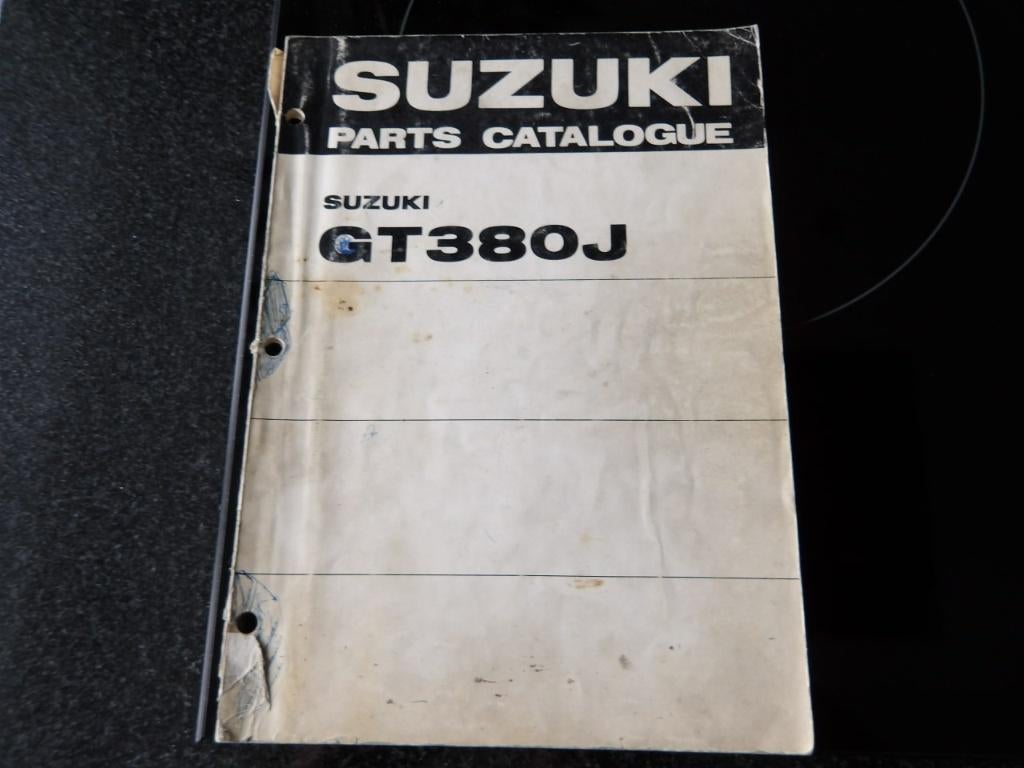 Orig werkplaatshandboek Parts Suzuki GT380 J, Verzenden, Suzuki
