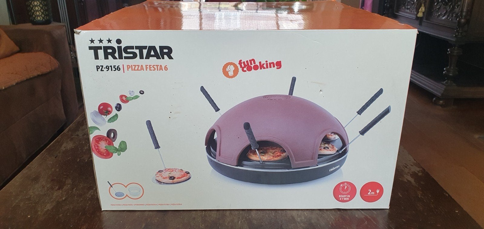 Nieuw in doos, pizzarette 6 personen, Ophalen, Nieuw