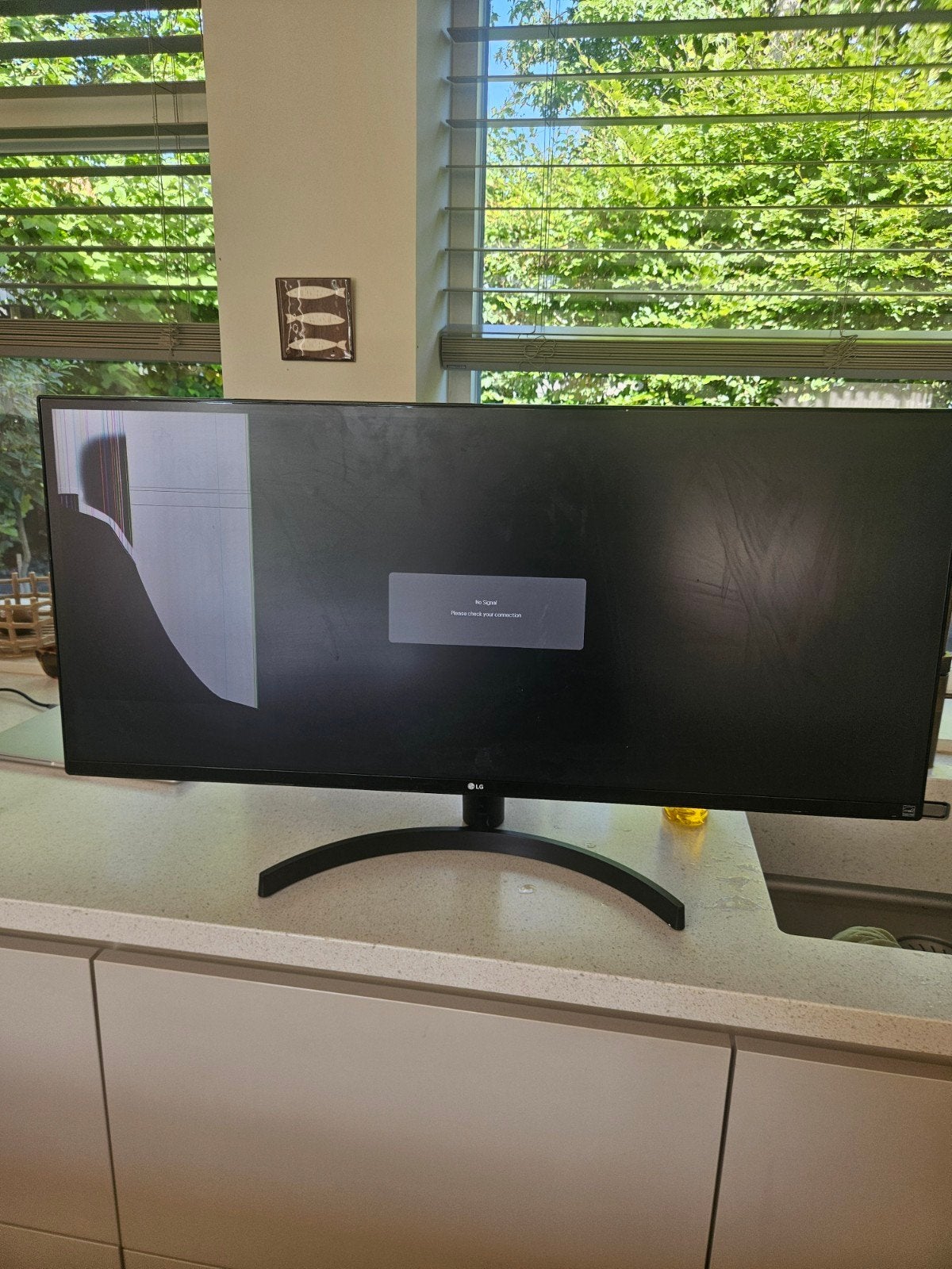 LG 34 inch Ultrawide Monitor - Defect Scherm, Ophalen, Gebruikt, IPS, Ultrawide