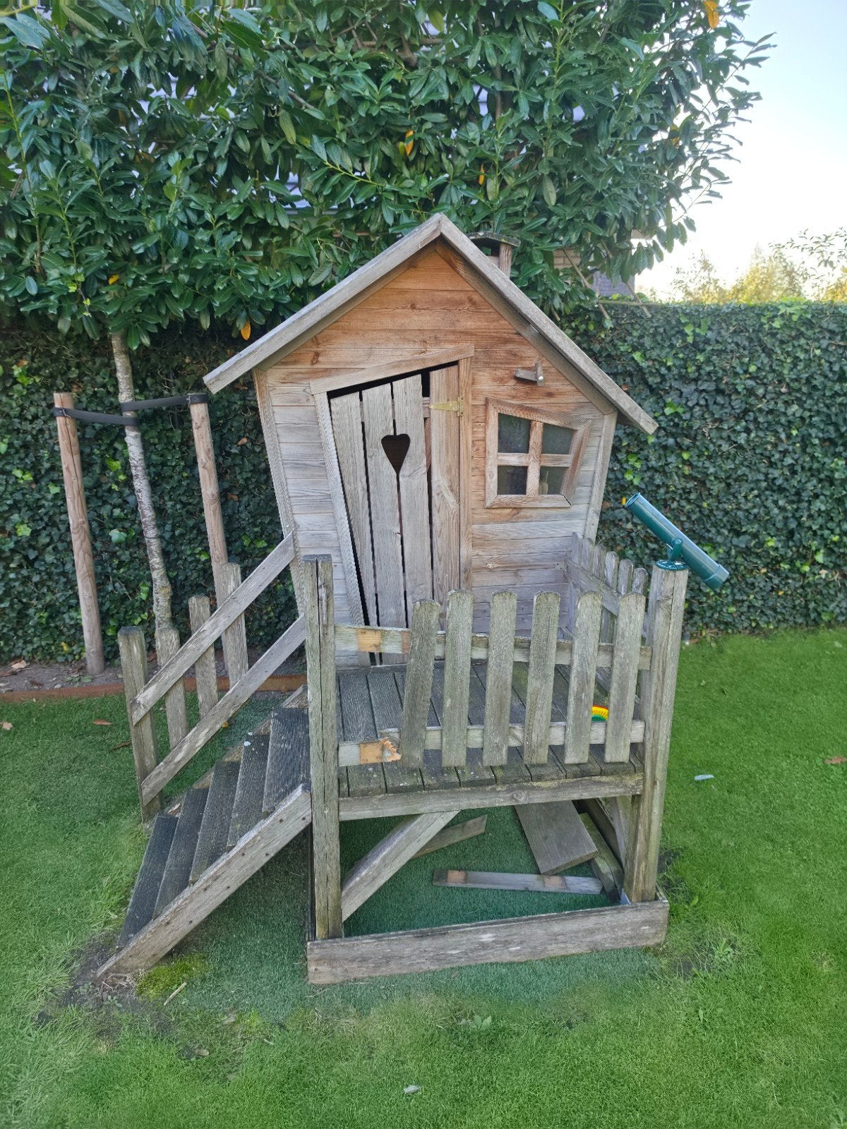 Speelhuisje, Ophalen, Gebruikt, Hout