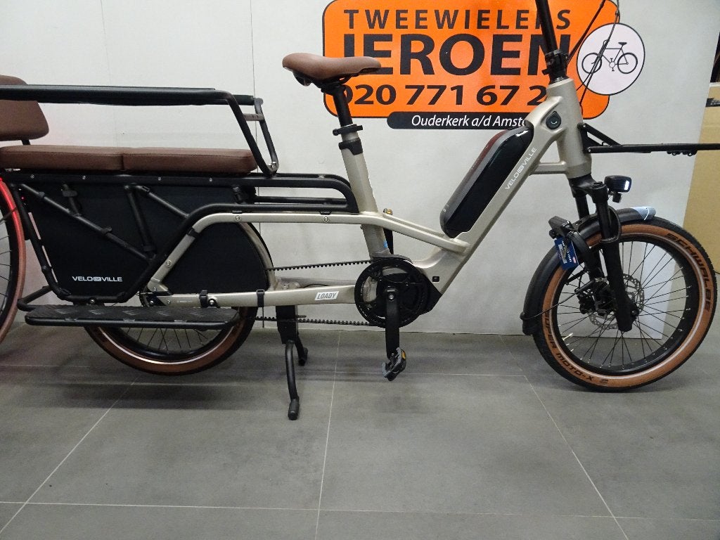 Velo de Ville LOADY Mamafiets voor 2 kinderen, 2 zitjes, Velo de Ville, 47 tot 50 cm, Nieuw