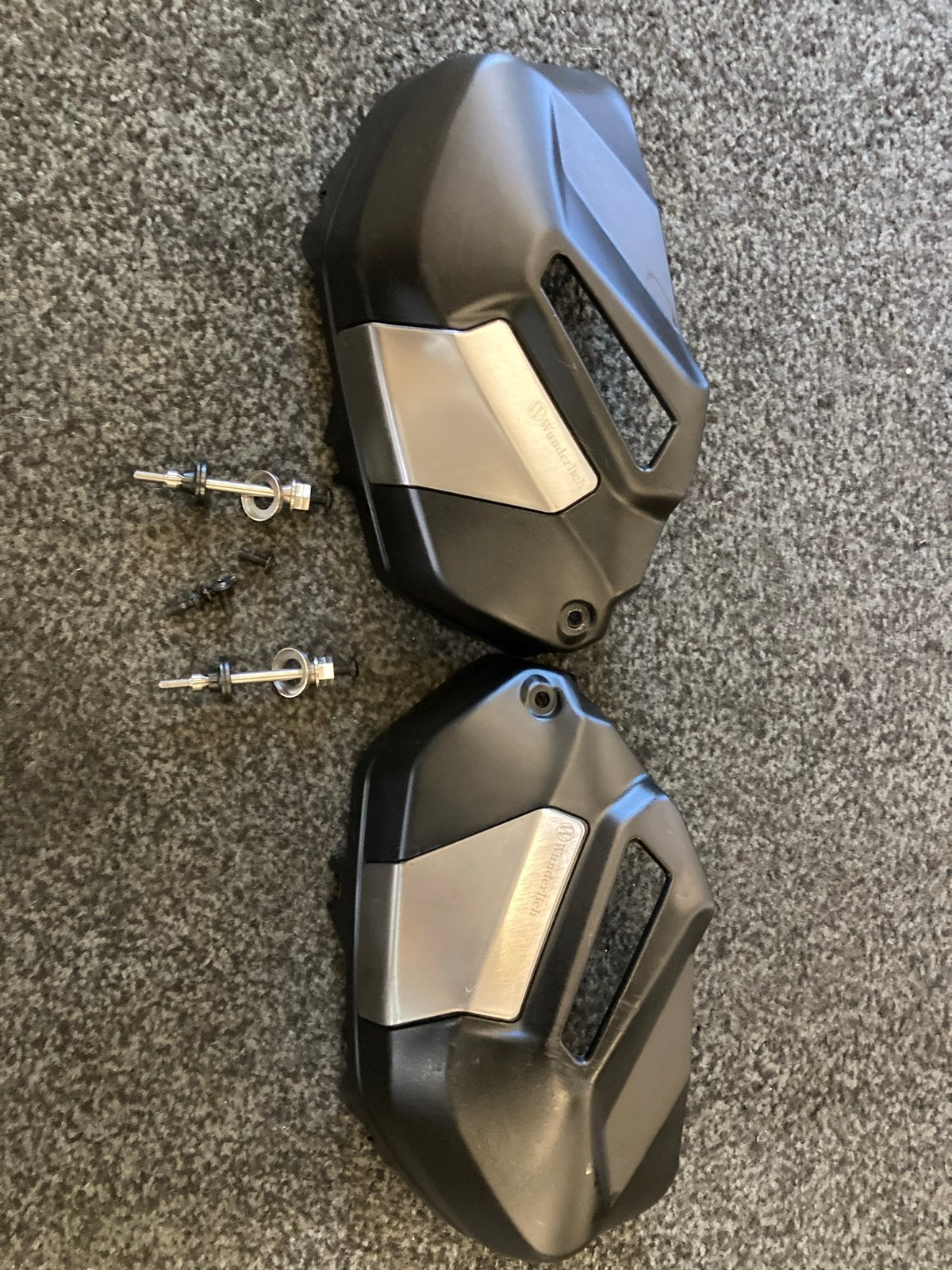 Wunderlich kleppendeksel- en cilinderbeschermers EXTREME R 1, Motoren, Ophalen of Verzenden, Gebruikt