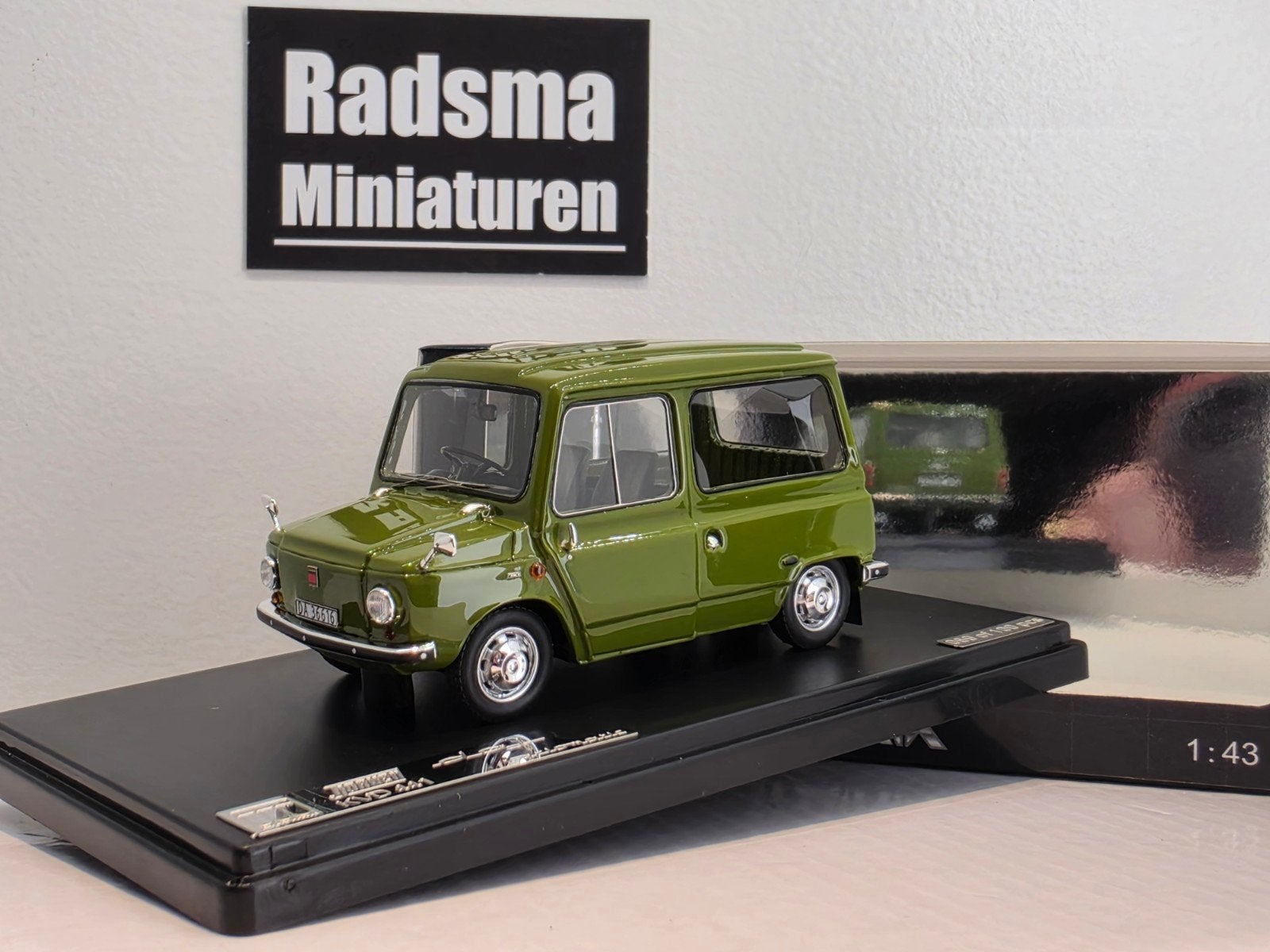 Matrix 1:43 Daf Kalmar Tjörven olijfgroen 1971 - 1:43 Matrix, Overige merken, Auto, Matrix, Nieuw