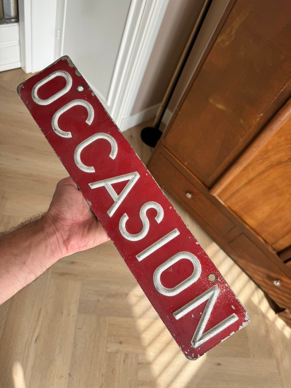 Vintage kenteken ‘occasion’, Ophalen, Zo goed als nieuw, Auto's