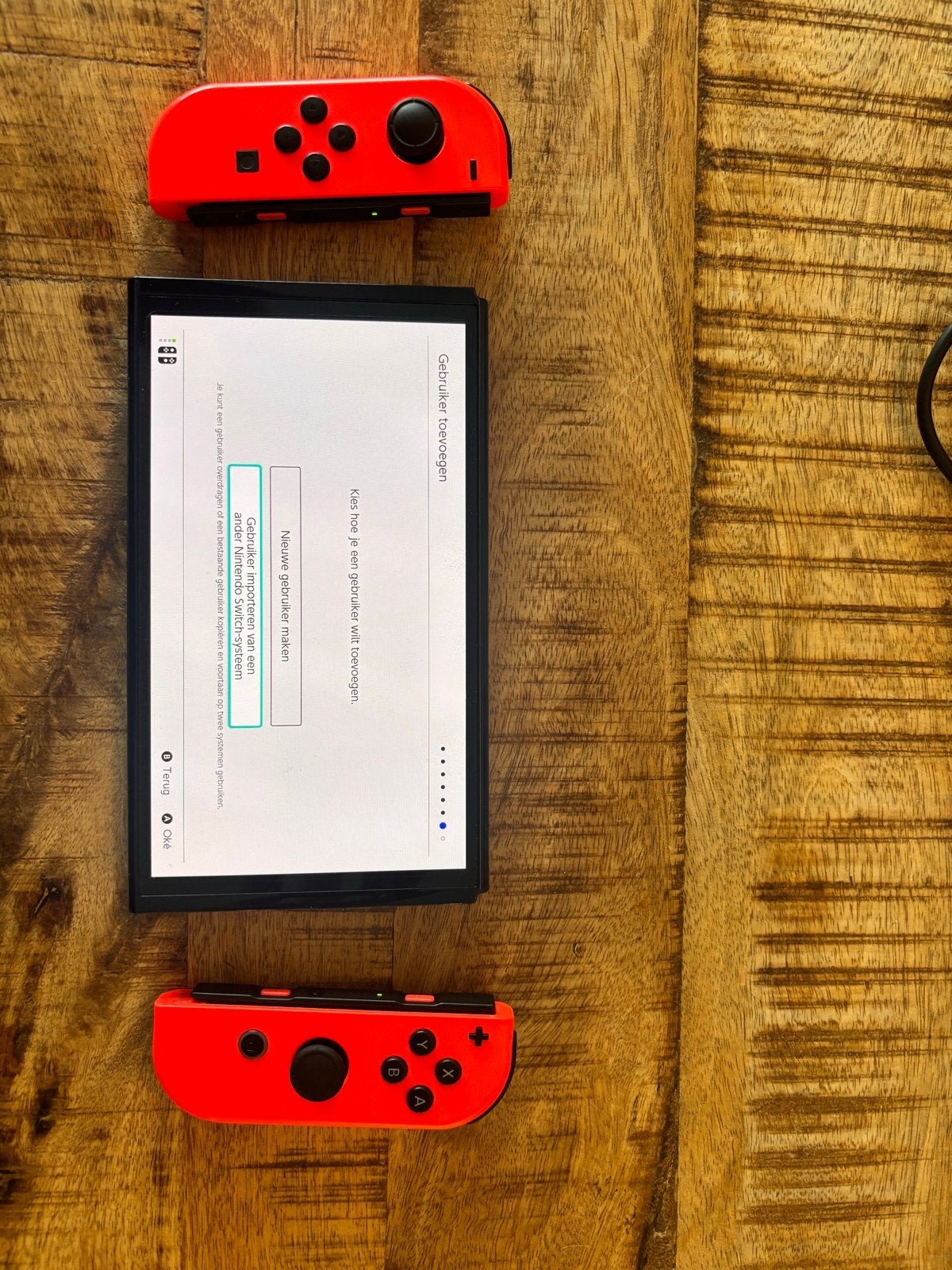 Nintendo Oled werkt perfect, Ophalen, Zo goed als nieuw, Met 1 controller, Switch OLED
