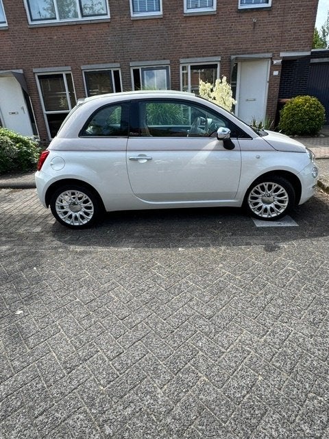 Fiat 500C Automaat, Auto's, Fiat, Wit, Leder, 26 km/l, Particulier