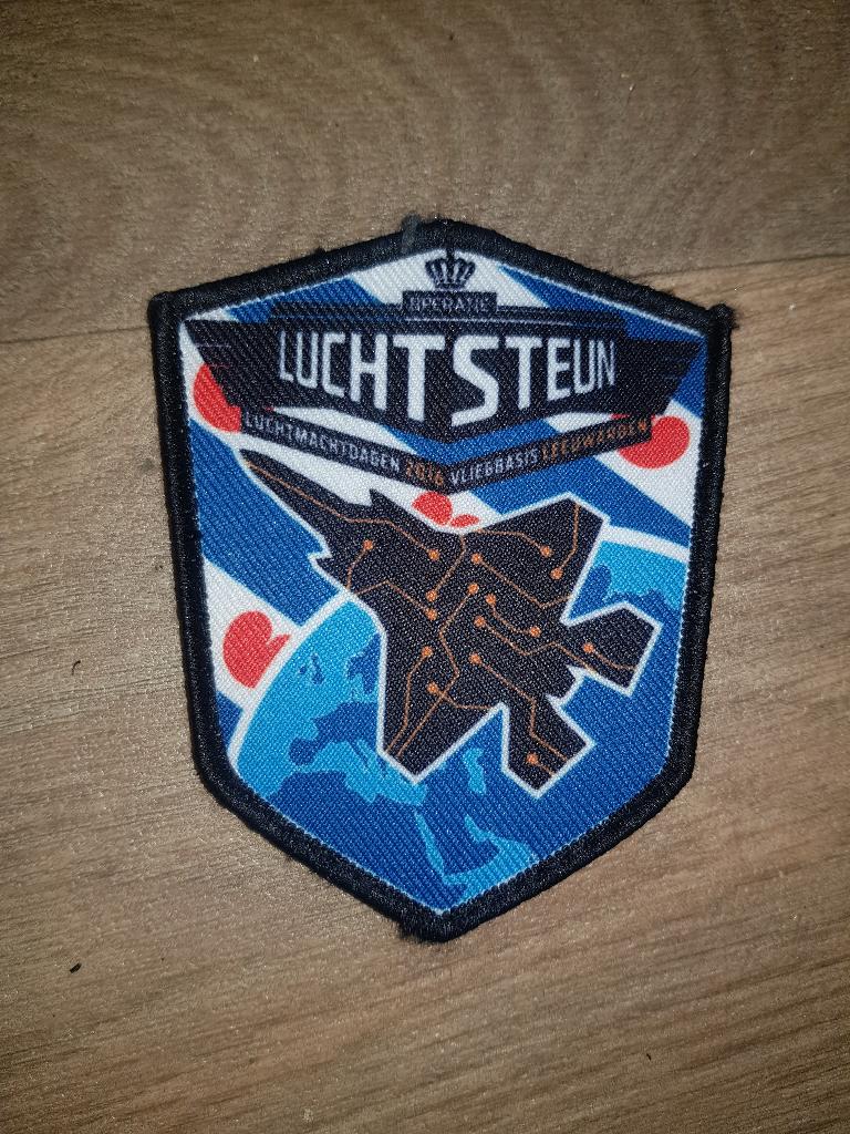 Operatie Luchtsteun Luchtmacht Luchtmachtdagen F-35 Patch, Ophalen of Verzenden, Landmacht, Nederland, Embleem of Badge