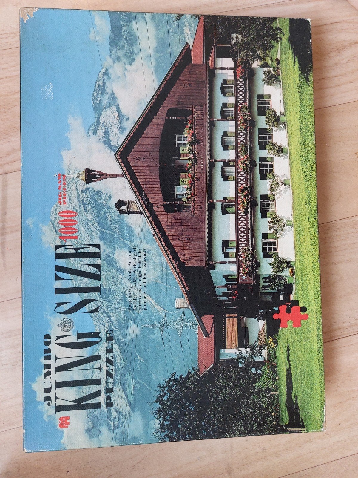 Jumbo Legpuzzel 1000 stukjes - Tiroler chalet, Ophalen, 500 t/m 1500 stukjes, Gebruikt