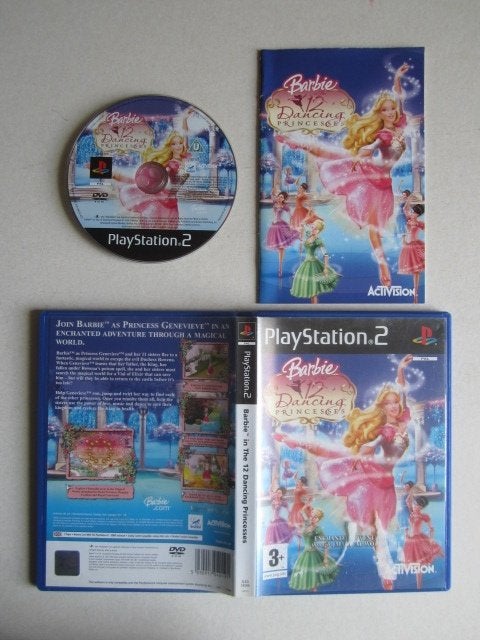Barbie PS2 Playstation 2, Spelcomputers en Games, Games | Sony PlayStation 2, Zo goed als nieuw, Overige genres, 1 speler, Vanaf 3 jaar