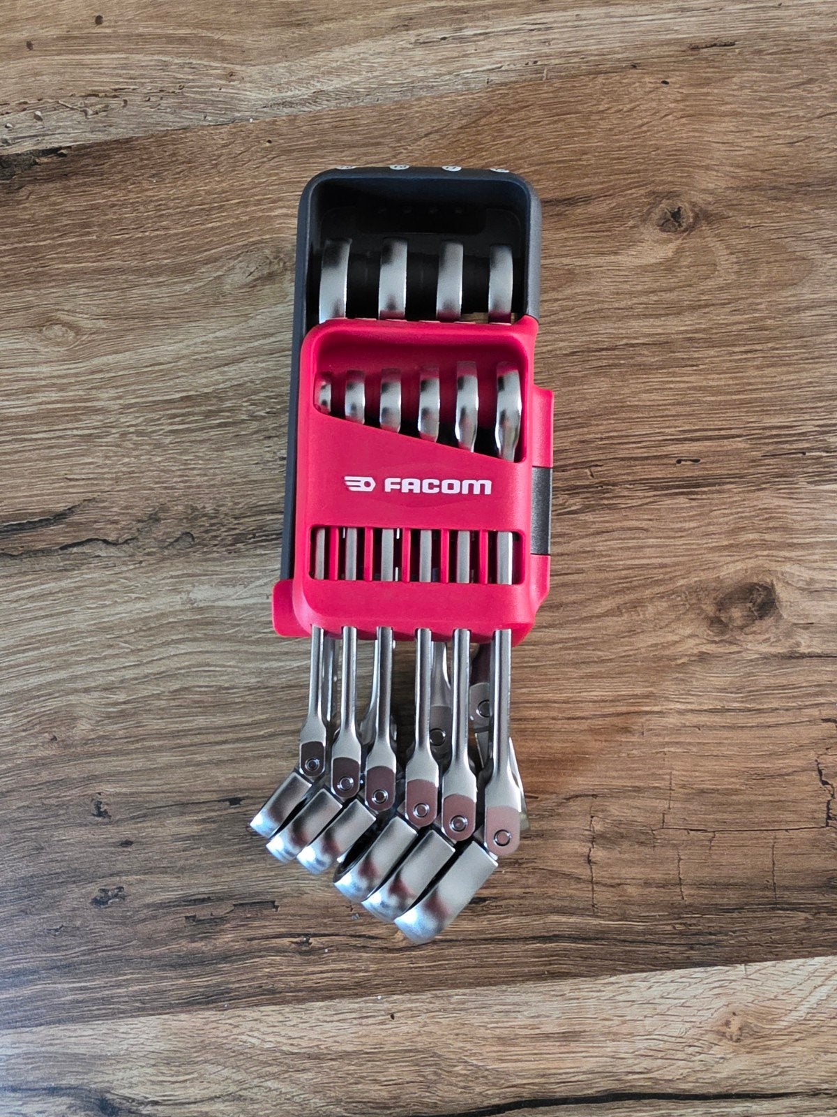 Facom ratelsleutelset - Zo goed als nieuw, Doe-het-zelf en Verbouw, Gereedschap | Handgereedschap, Ophalen of Verzenden, Zo goed als nieuw