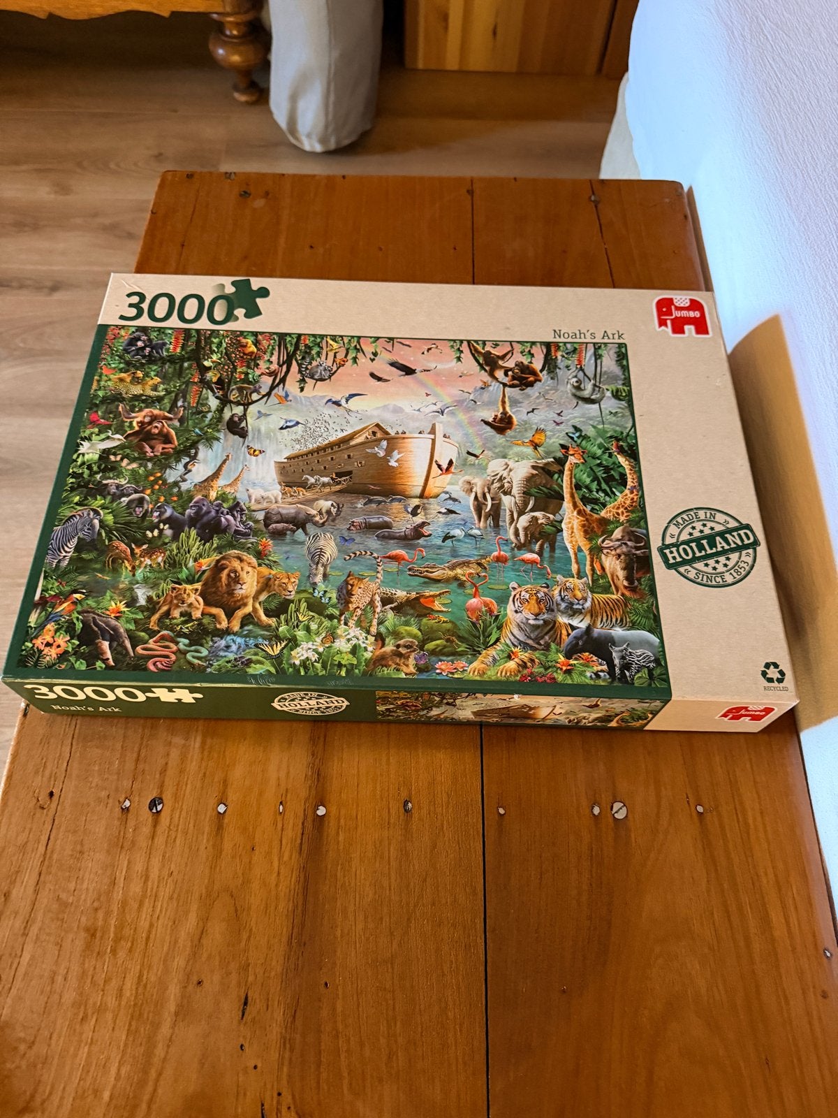 Jumbo Legpuzzel Noach's Ark - 3000 stukjes, Hobby en Vrije tijd, Denksport en Puzzels, Ophalen, Meer dan 1500 stukjes, Zo goed als nieuw