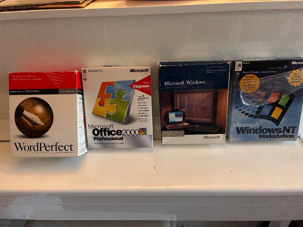 Diverse oude besturingssystemen en Wordperfect, Computers en Software, Ophalen, Gebruikt, Windows