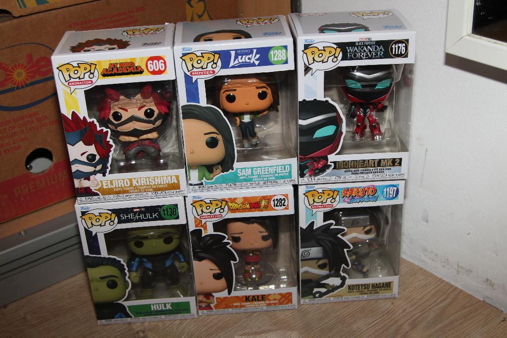 funko 6x nieuw in doos Hulk, Wakanda, Luck, Hero Academia, Ophalen of Verzenden, Nieuw