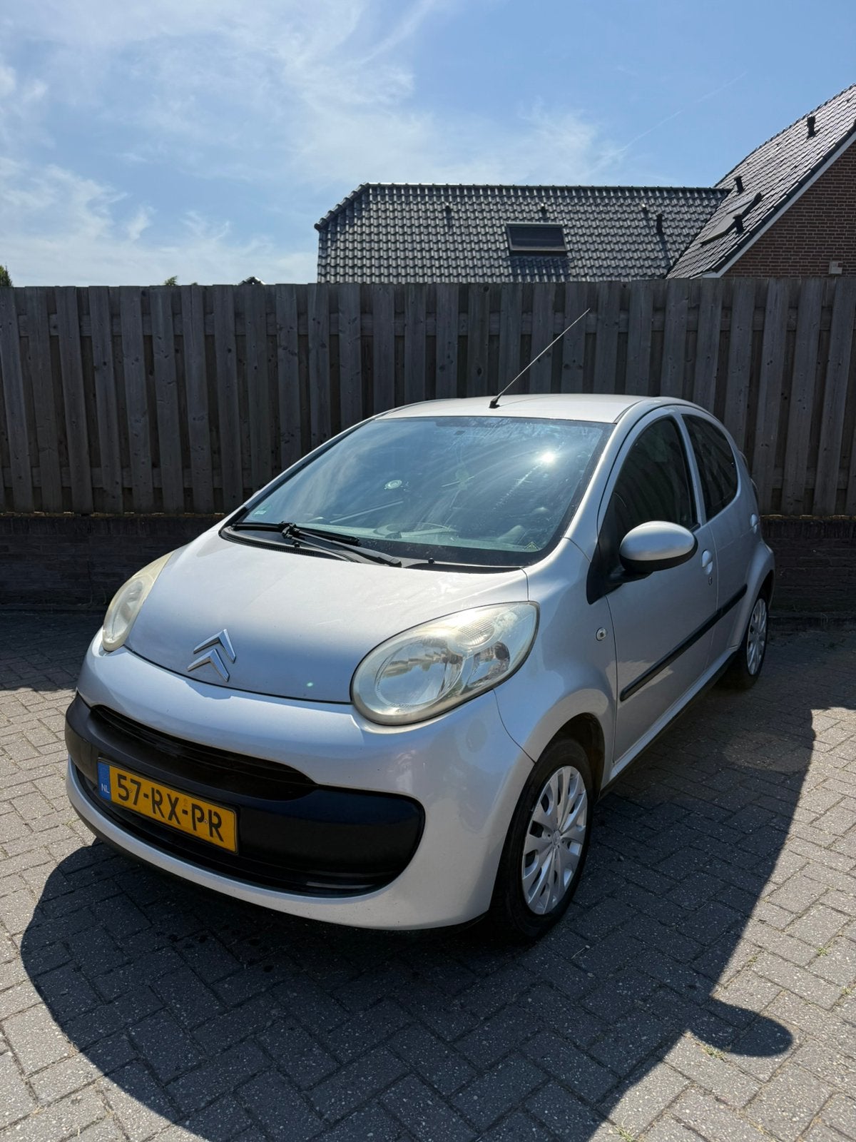 Citroën C1 1.0 5-DRS 2005 Grijs NIEUWE APK, Voorwielaandrijving, 4 stoelen, C1, 68 pk