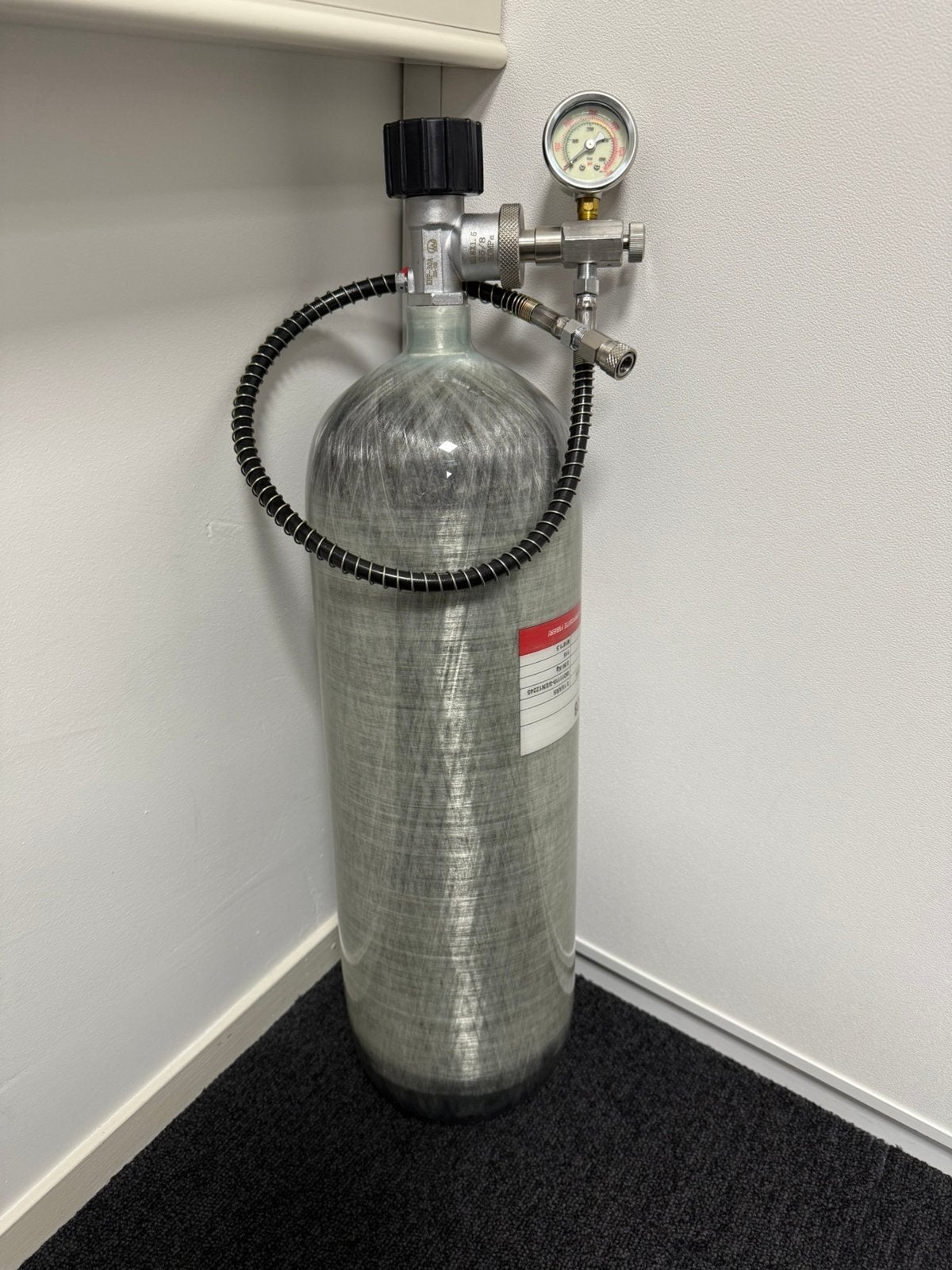 PCP | persluchtfles | Carbon Fles | 6.8L | 300 bar | Vulset, Ophalen of Verzenden, Nieuw