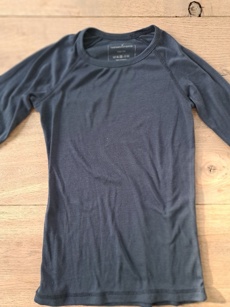 Donkerblauw thermoshirt maat 158-164, Ophalen of Verzenden, Zo goed als nieuw, Kleding