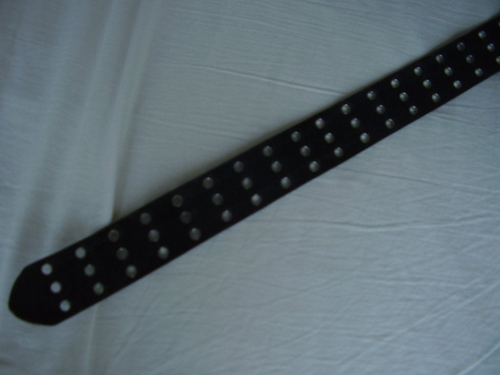 riem tailleband grommet gesp canvas karajuku mode decoratie, Zwart, Ophalen of Verzenden, Zo goed als nieuw, Riem of Ceintuur