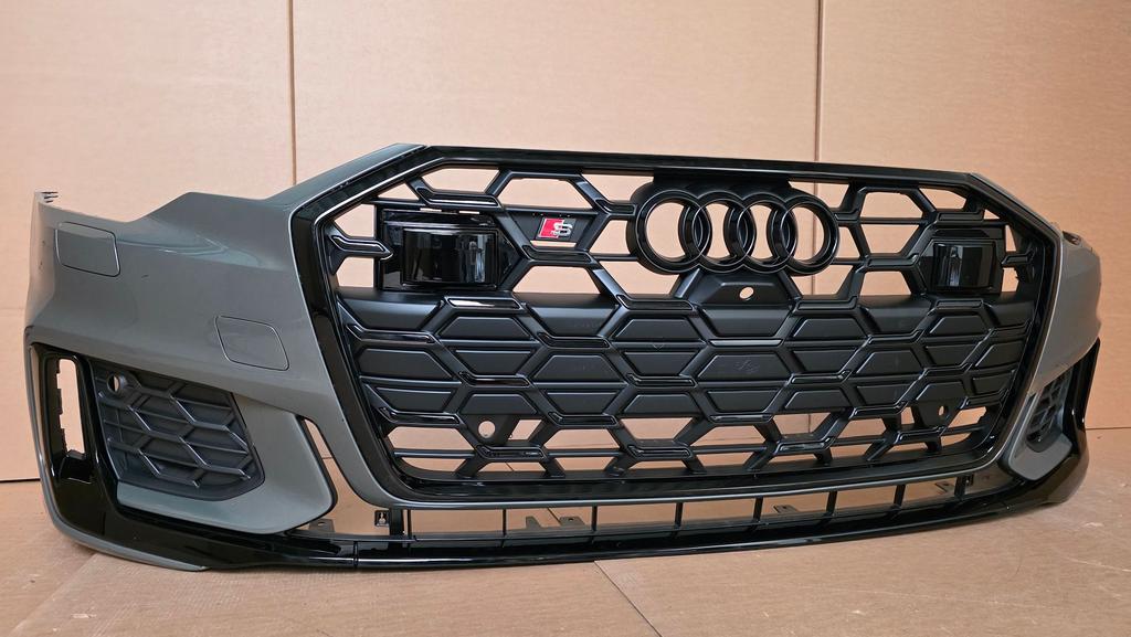 Voorbumper Audi A6 C8 4K Facelift S-Line 6xPDC KLS S6 SLINE, Gebruikt, -, Voor, Bumper