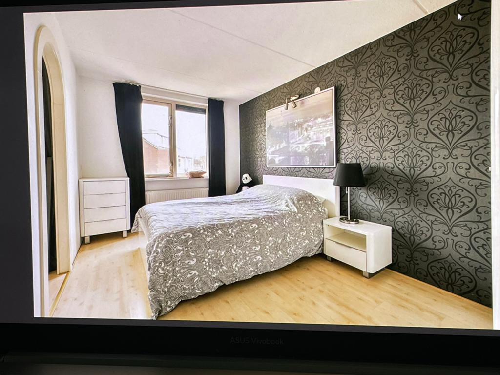 Complete slaapkamer: bed, kledingkast, ladekast, nachtkastje, Ophalen, Gebruikt, Tweepersoons