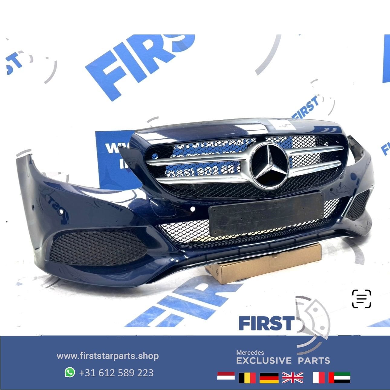 BUMPER W205 S205 C205 A205 COMPLEET VOORBUMPER + GRIL Merced, Auto-onderdelen, Gebruikt, -, Voor, Ophalen of Verzenden