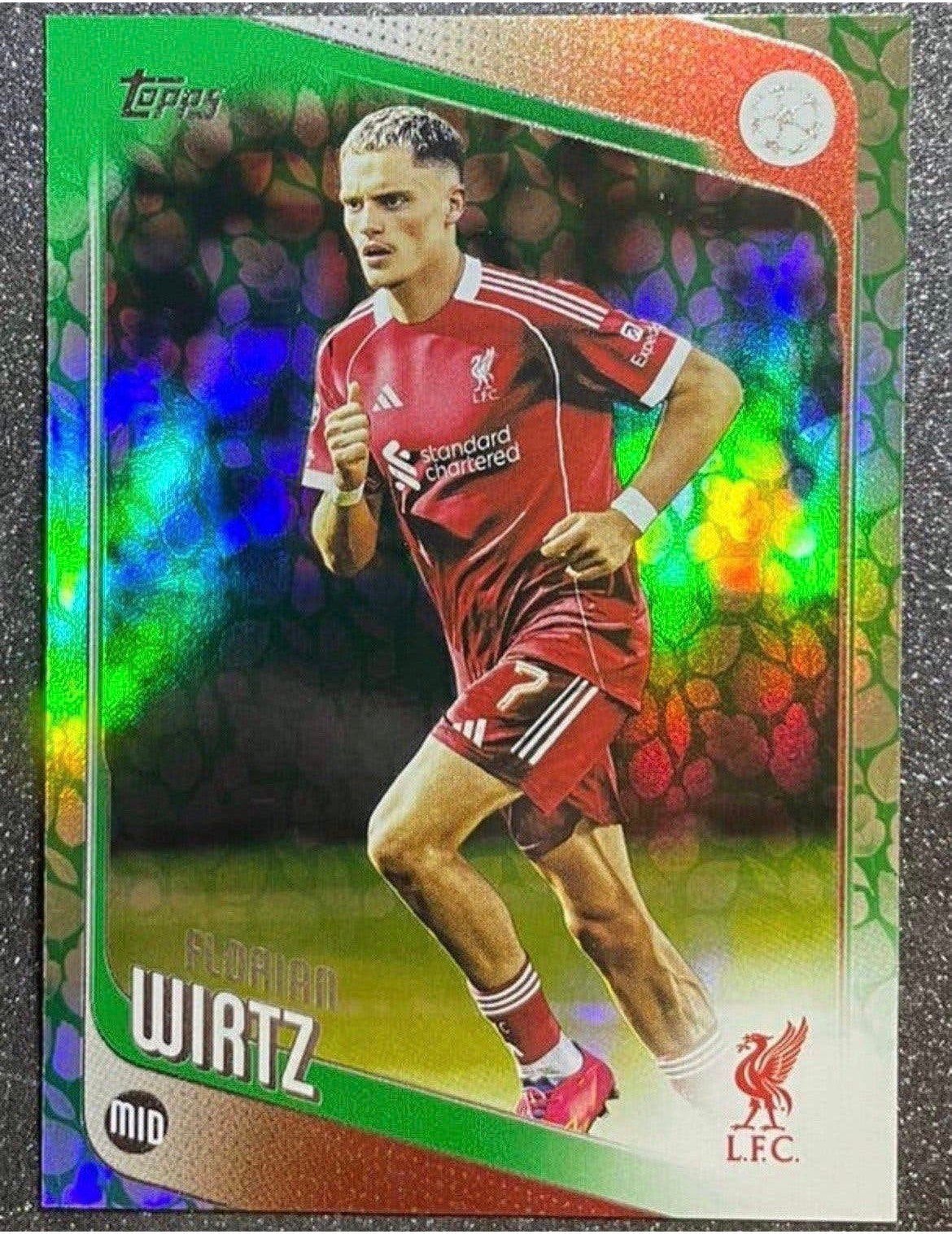 Topps UCC Flagship ‘26   GREEN PARALLEL  WIRTZ  LIVERPOOL FC, Verzenden, Zo goed als nieuw, Plaatje