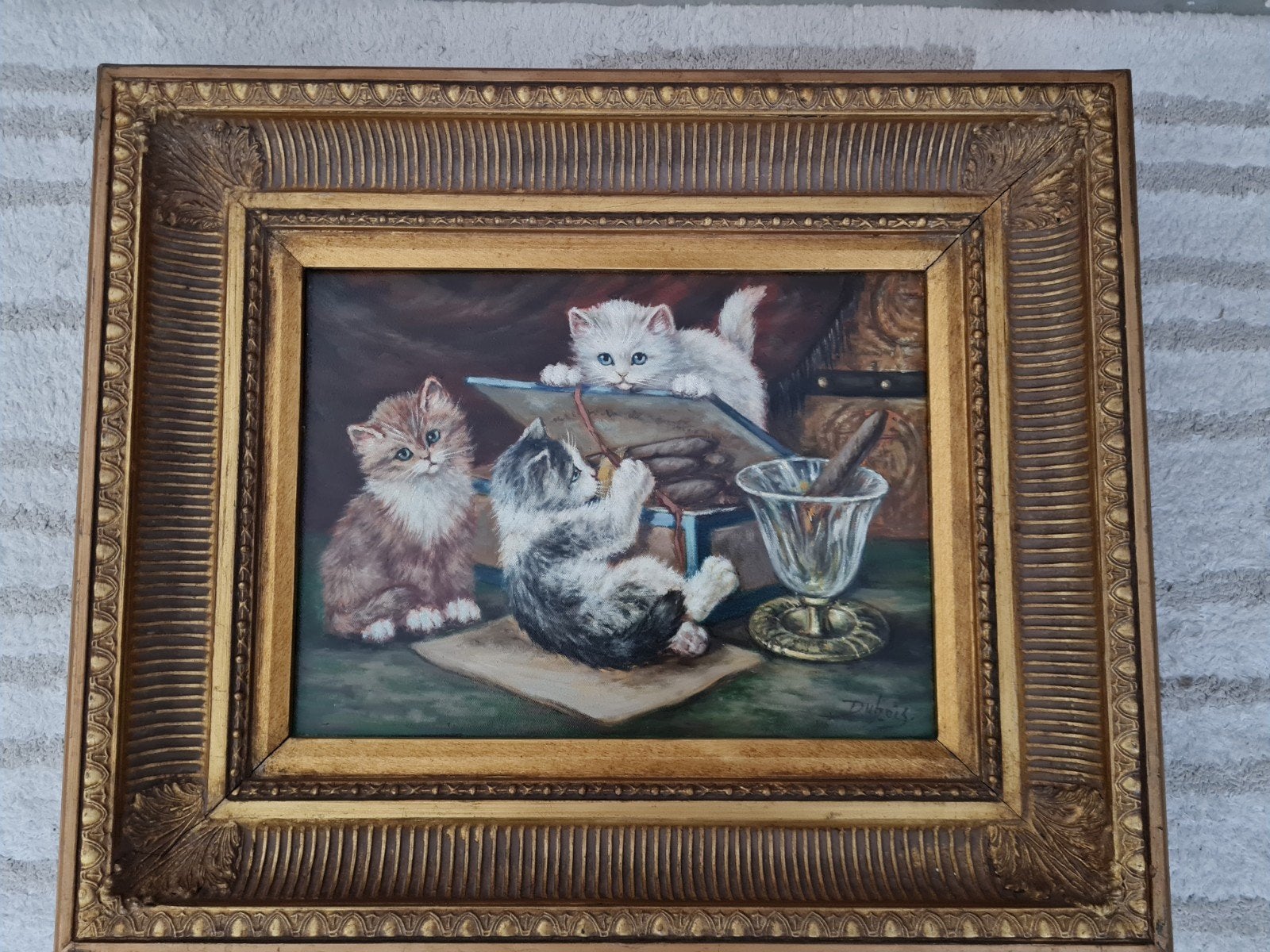 Poezen schilderijen, Antiek en Kunst, Ophalen