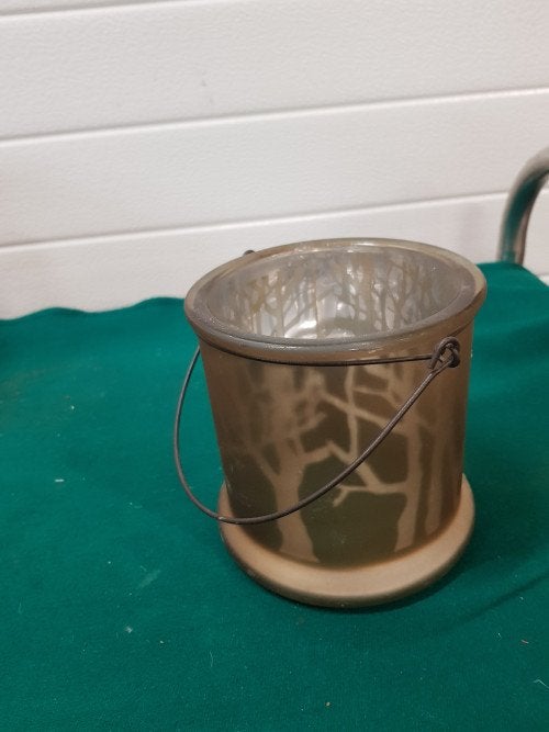 windlicht glas met bomen, Huis en Inrichting, Woonaccessoires | Overige, Ophalen of Verzenden, 'T Olde Gre-j, Info@toldegrej.nl