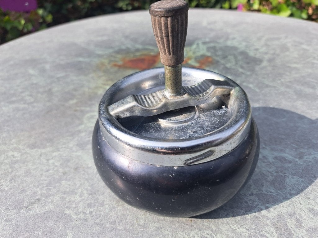 Vintage asbak, Ophalen of Verzenden, Gebruikt, Asbak