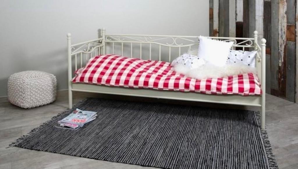Bedbank 90 cm x 200 cm Woonexpress, Ophalen, 90 cm, Tweepersoons, Zo goed als nieuw