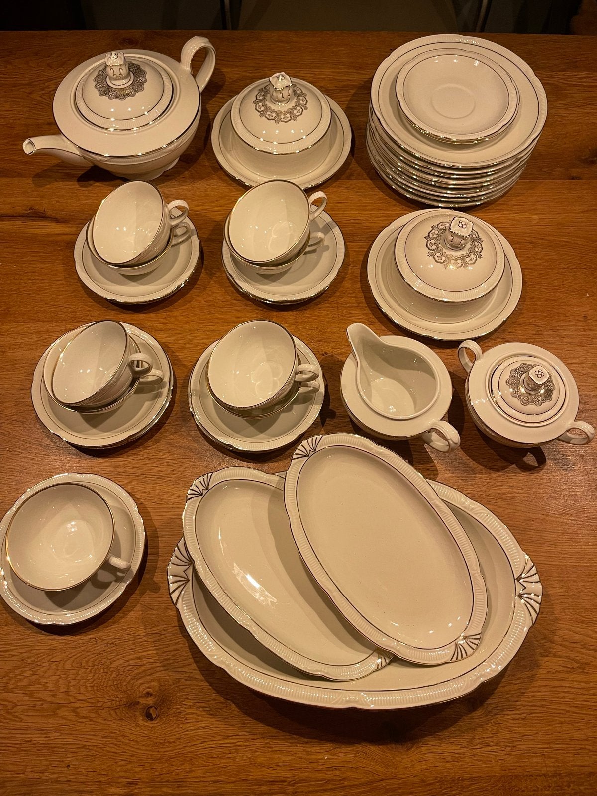 Servies Zeh Scherzer Bavaria Germany US Zone, Huis en Inrichting, Overige merken, Vintage, Ophalen of Verzenden, Zo goed als nieuw