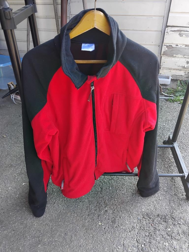 fleeche jas maat xl nu 5,00 zwart'/rood, Kleding | Heren, Zwart, Shamp, Maat 56/58 (XL), Ophalen of Verzenden