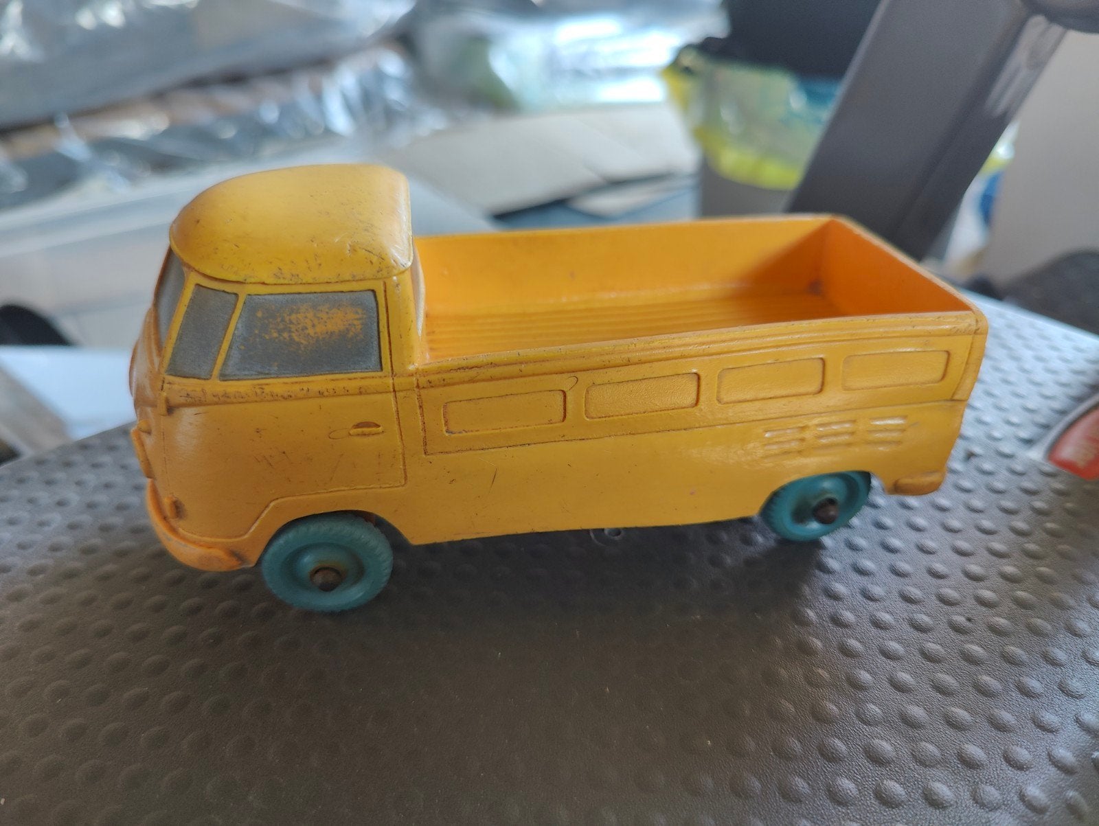 Vintage Tomte Laerdal VW Pick-up Truck Speelgoedauto, Ophalen of Verzenden, Gebruikt