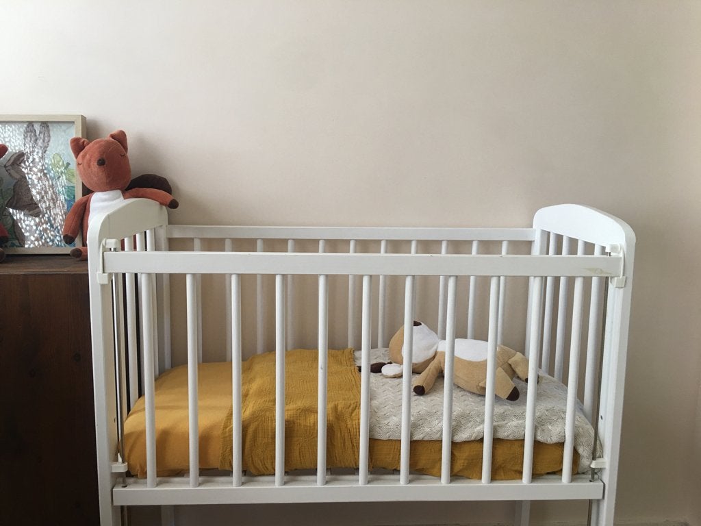 Baby bedje co-sleeper (met boekweit matras) nette staat, Ophalen, Zo goed als nieuw, Ledikant