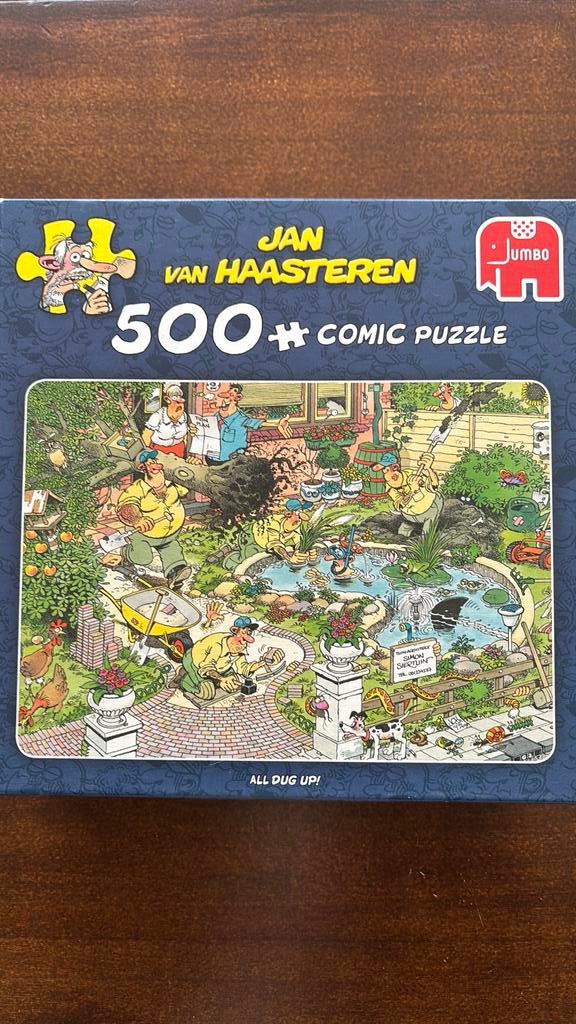 Jan van Haasteren - All dug up! - 500 ST, Ophalen, 500 t/m 1500 stukjes, Zo goed als nieuw