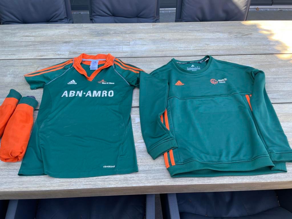 Were Di Adidas sportset: shirt, trui en sokken (Maat S), Overige typen, Ophalen of Verzenden, Zo goed als nieuw, Maat 36 (S)