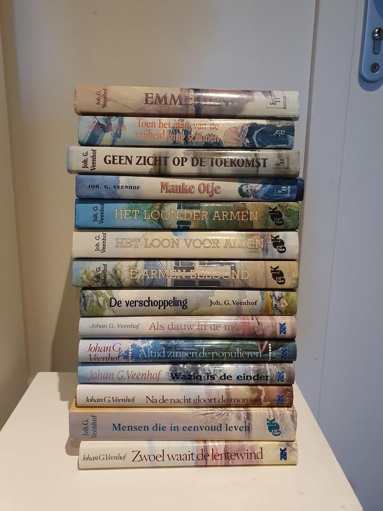 14 verschillende delen Joh. G. Veenhof ook te koop per stuk, Boeken, Ophalen of Verzenden, Gelezen, Joh. G. Veenhof