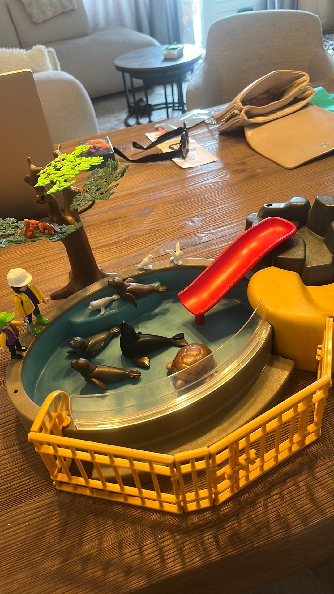 Playmobil 3650 zeehondenbassin met trainers, Ophalen, Gebruikt