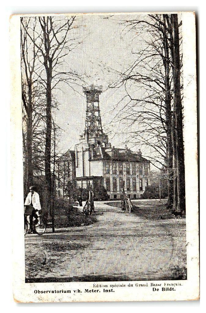 De Bildt, Observatorium v/h. Meter. Inst., Verzenden, Voor 1920, Gelopen, Utrecht