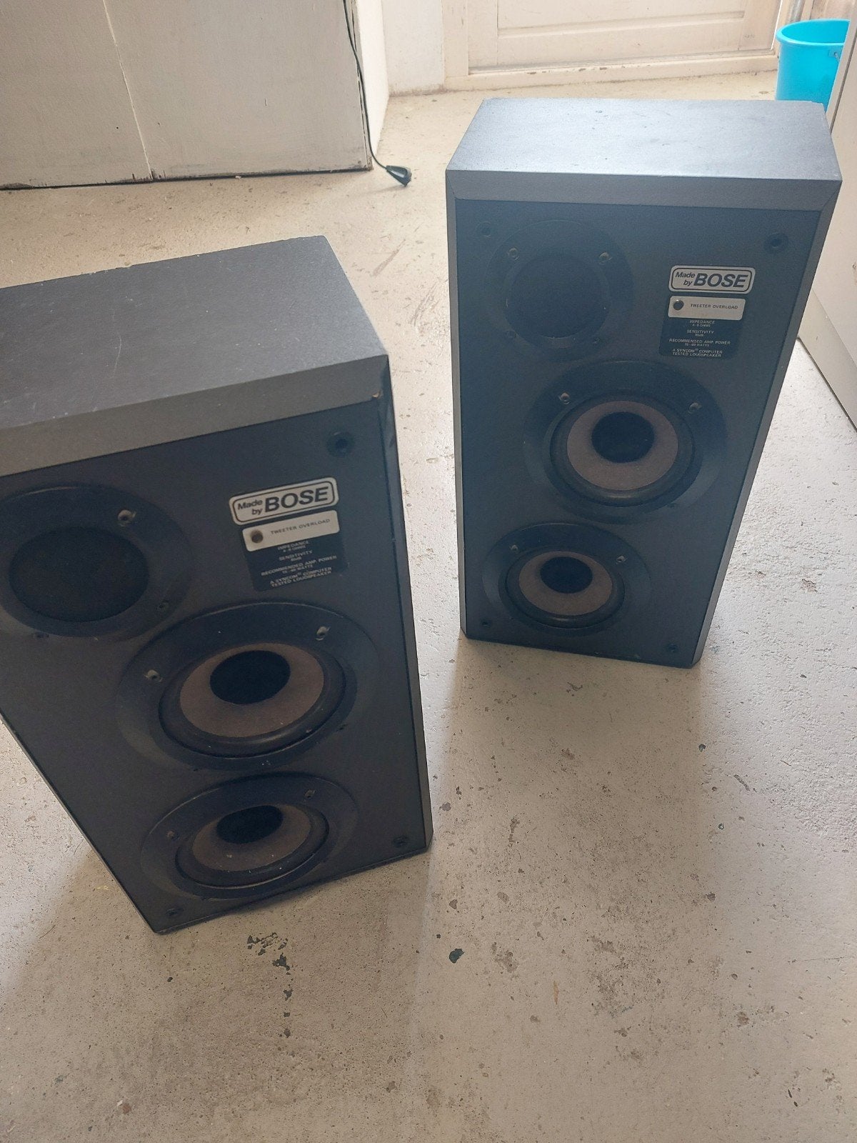 Bose Luidsprekers (2x) - Krachtig Geluid, Ophalen, Stereo speakers, Gebruikt, 60 tot 120 watt