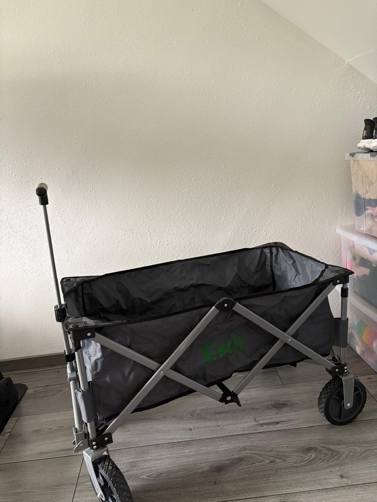 Opvouwbare bolderkar - Ideaal voor strand en camping, Ophalen, Opvouwbaar, Zo goed als nieuw