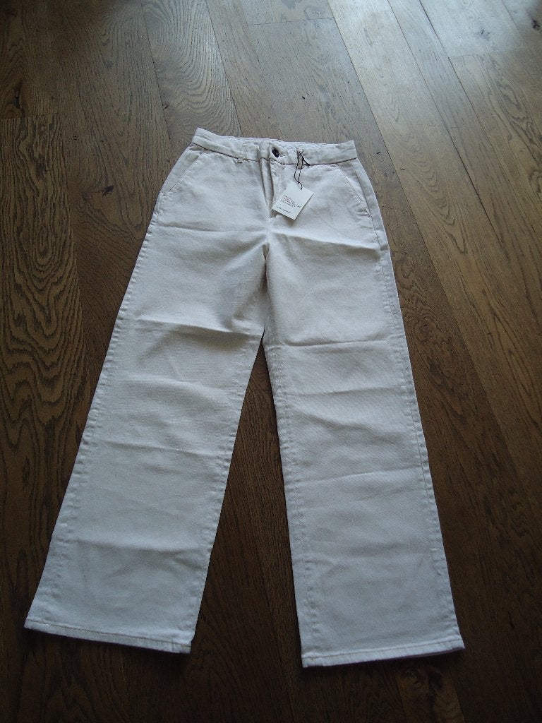 Nieuwe ecru Leon & Harper broek maat 38, Kleding | Dames, Maat 38/40 (M), Beige, Leon & Harper, Nieuw