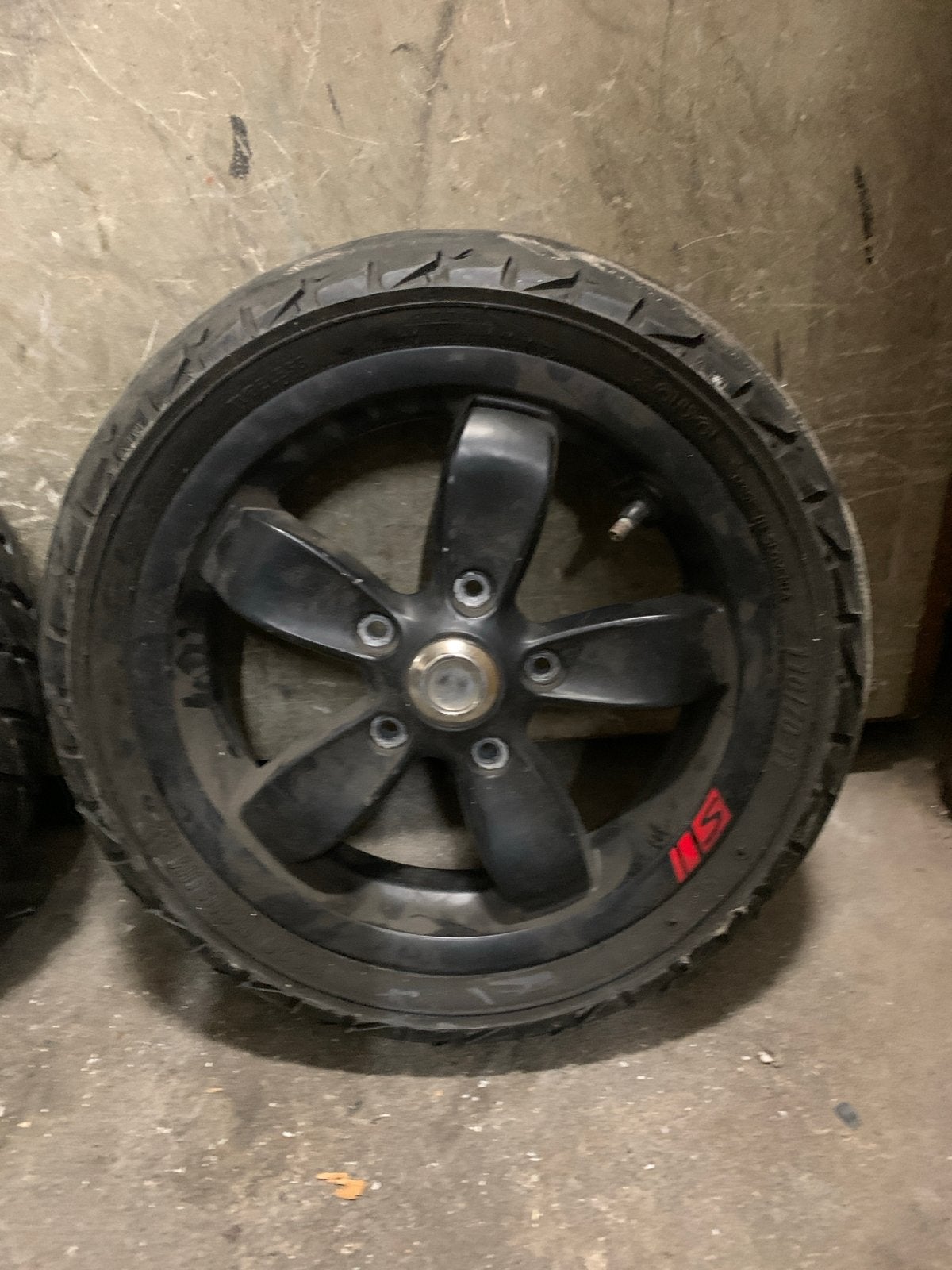 Scooter banden met velg - Zie foto, Ophalen, Gebruikt, Overige typen