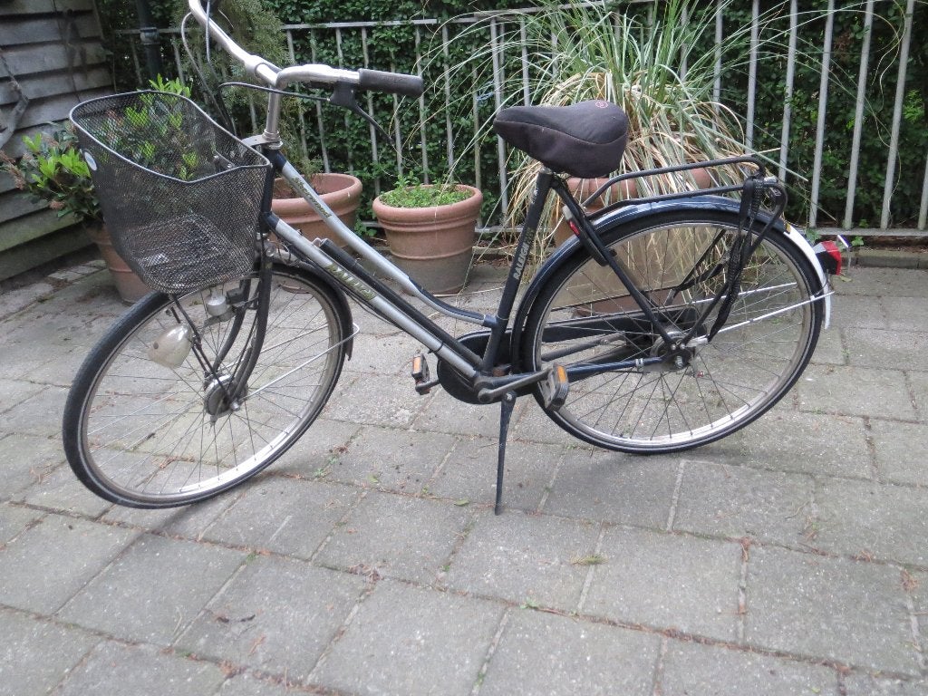 damesfiets Raleigh, Fietsen en Brommers, Gebruikt, Versnellingen, Trommelrem, Ophalen