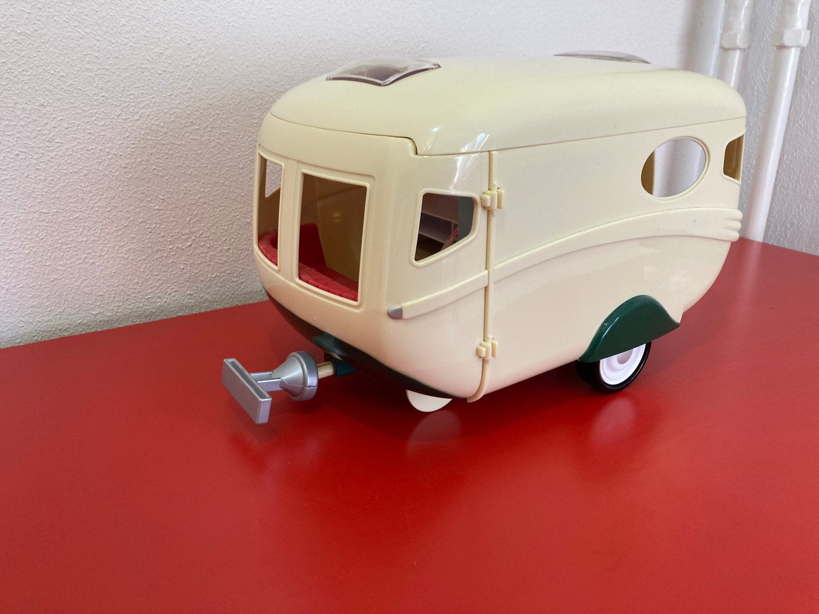 Sylvanian Families Caravan en Familiebus Set, Ophalen, Zo goed als nieuw