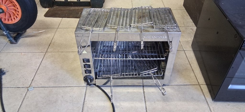 Tosti apparaat, Witgoed en Apparatuur, Contactgrills, Ophalen, Uitneembare platen, Gebruikt
