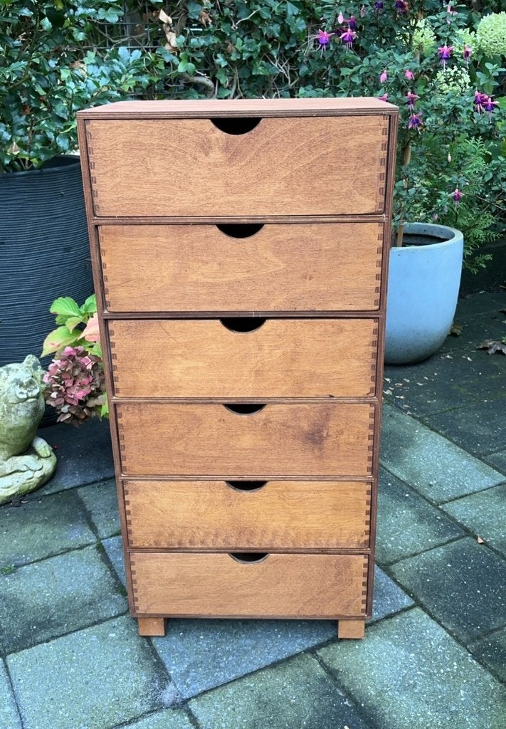 Prachtig klein ladenkastje, Ophalen, Minder dan 50 cm, 5 laden of meer, Zo goed als nieuw