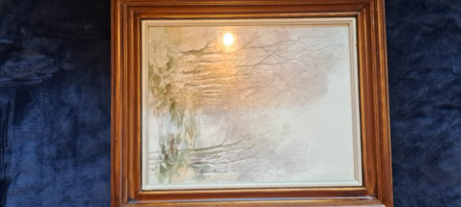 Schilderij in lijst 60x50 cm, Ophalen, Olieverf