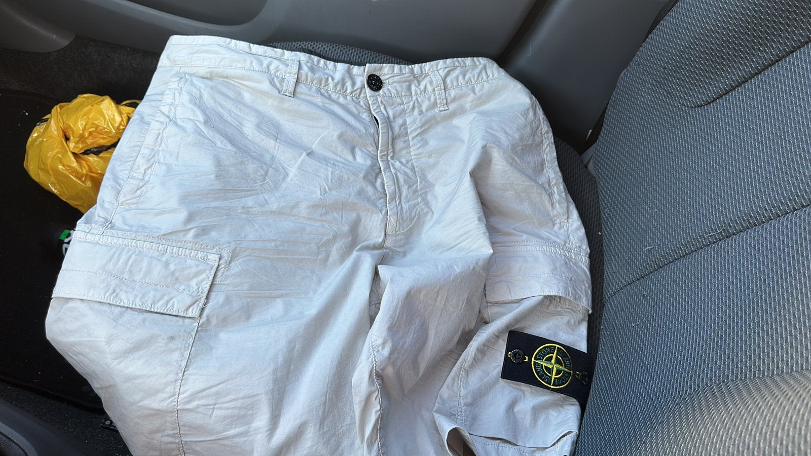 Korte broek stone island, Ophalen, Nieuw, Overige maten, Beige